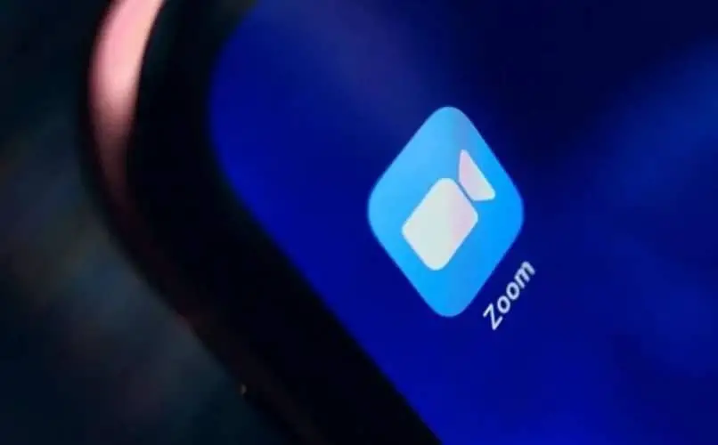 icona blu dello zoom