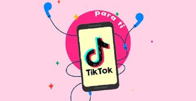 illustrazione di un telefono con il logo tik tok