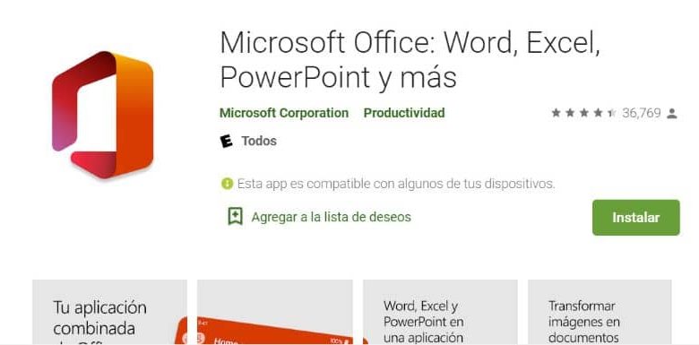 Installazione dell'applicazione Microsoft Office