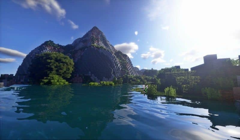 mappa di creazione sull'isola di Minecraft
