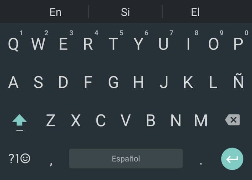 lettere spagnole della tastiera