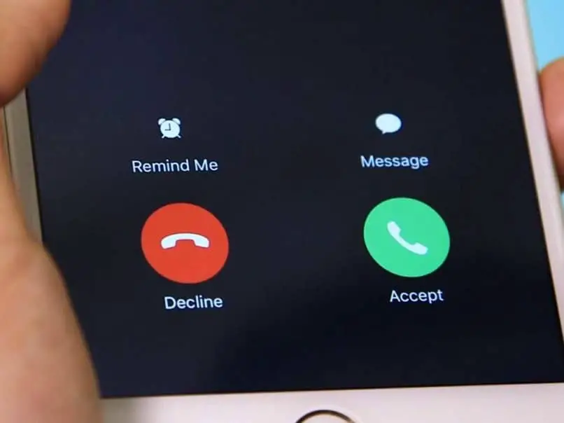 schermo per rispondere a una chiamata con il cellulare Android