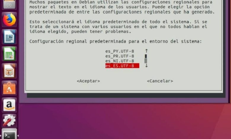 ubuntu configura locale