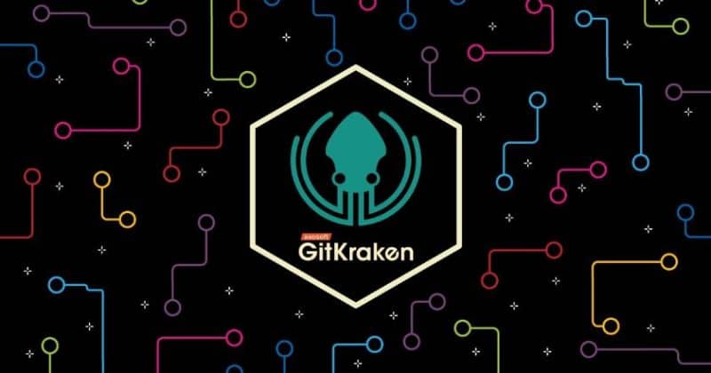 Logo Gitkraken con sfondo nero