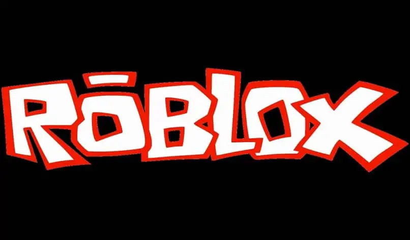 logo roblox con sfondo nero
