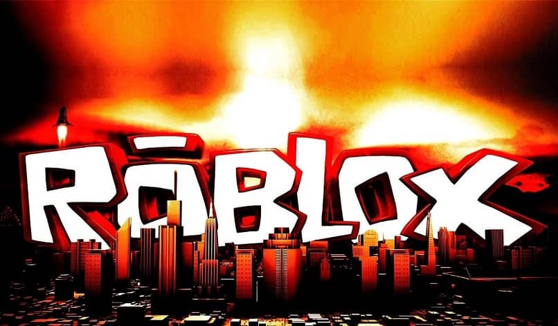 logo roblox con tramonto