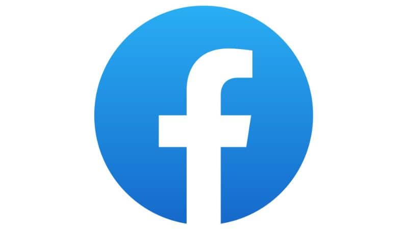 sfondo bianco logo facebook