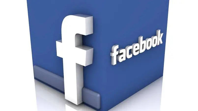 logo facebook 3d