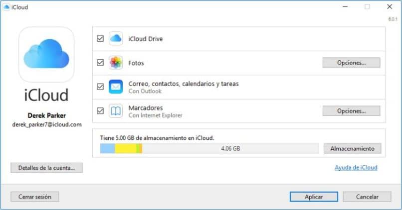 impostazioni icloud