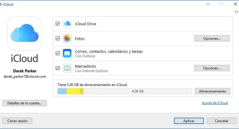 impostazioni icloud