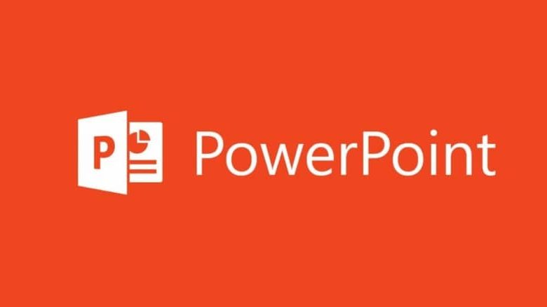 logo power point su sfondo arancione