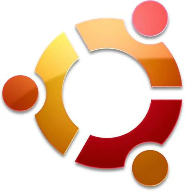 logo ufficiale di Ubuntu con sfondo bianco