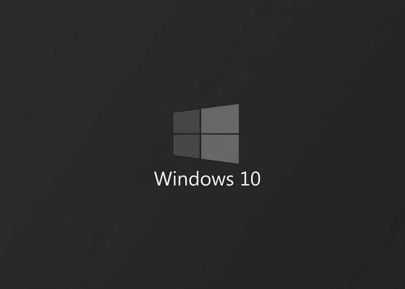Logo di Windows scuro