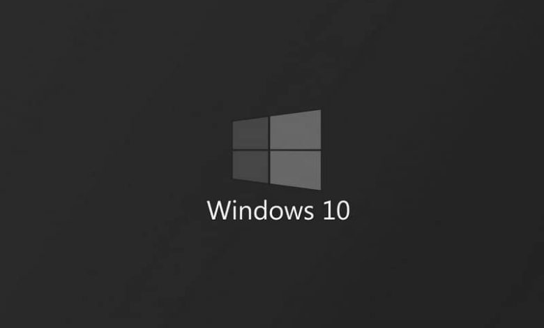 Logo di Windows scuro