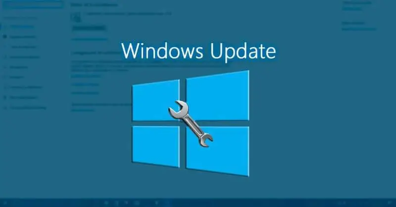 Logo e chiave di Windows per l'aggiornamento di Windows