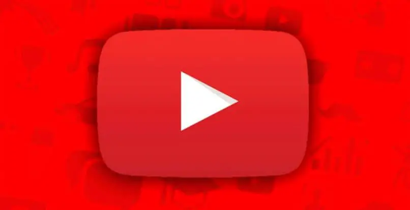 sfondo rosso logo youtube