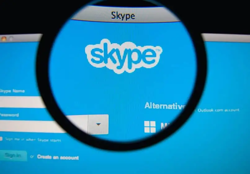 lente d'ingrandimento skype