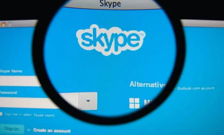 lente d'ingrandimento skype