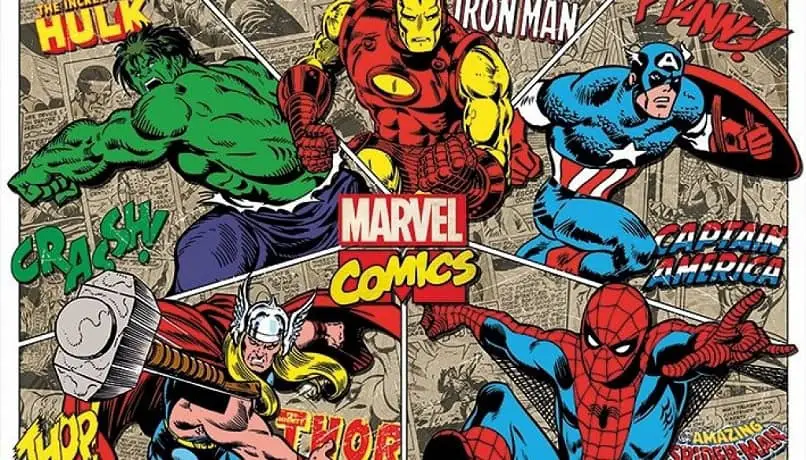 fumetti di hulk iron man spiderman