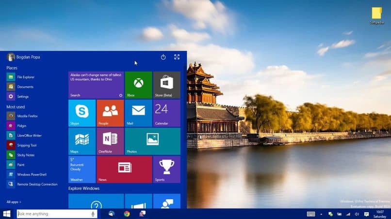 Windows 10 ti consente anche di nascondere le applicazioni