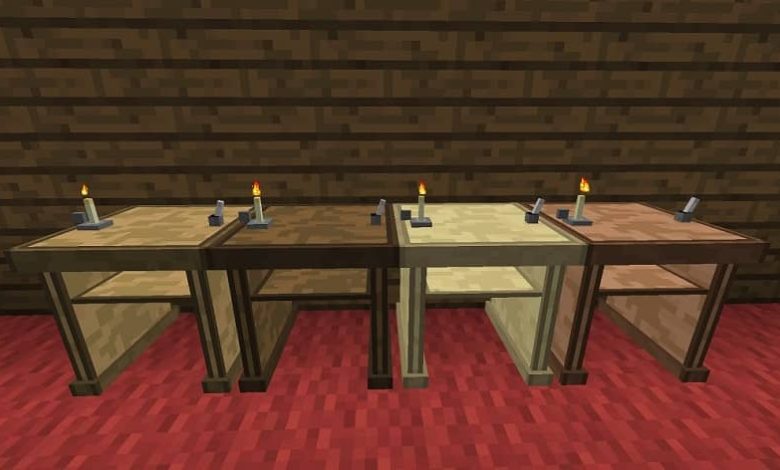tavolo da scrittura per giochi minecraft