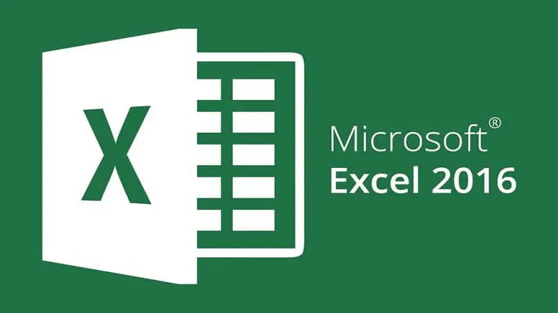 Microsoft Excel 2016 con sfondo verde
