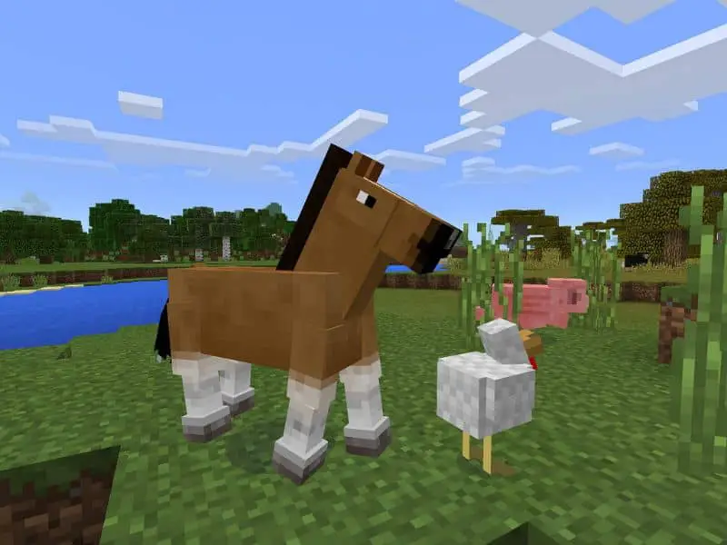 Animali di Minecraft