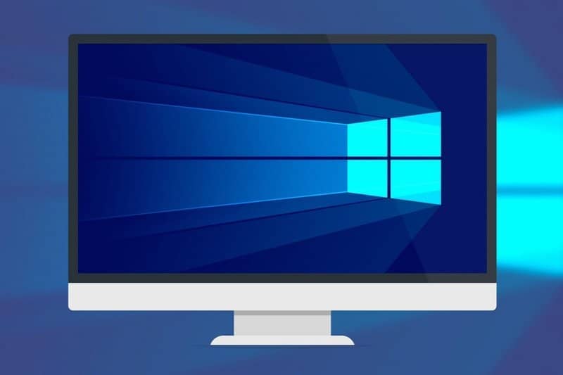 monitor con finestra windows