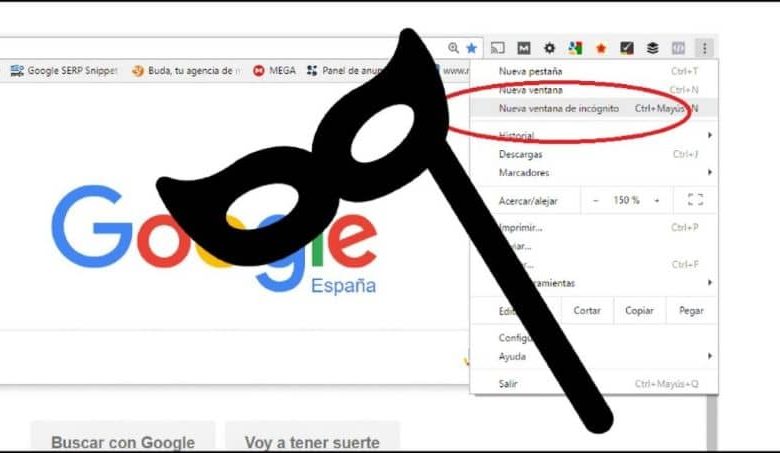 nuova scheda google in incognito