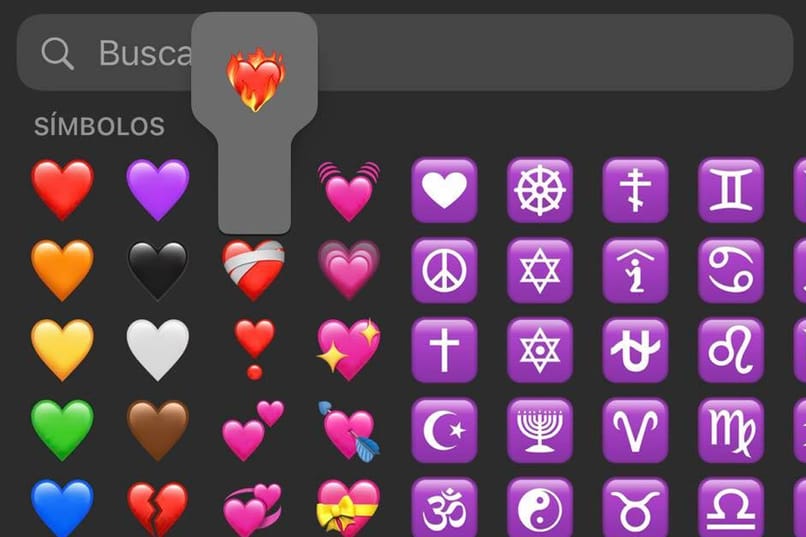 emoji cuore in fiamme su iphone