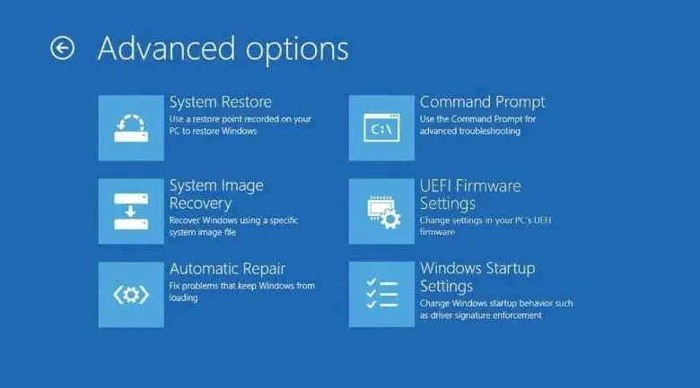 Windows 10 opzioni per PC