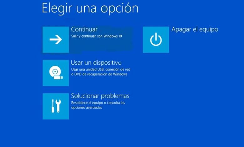 Windows 10 opzioni