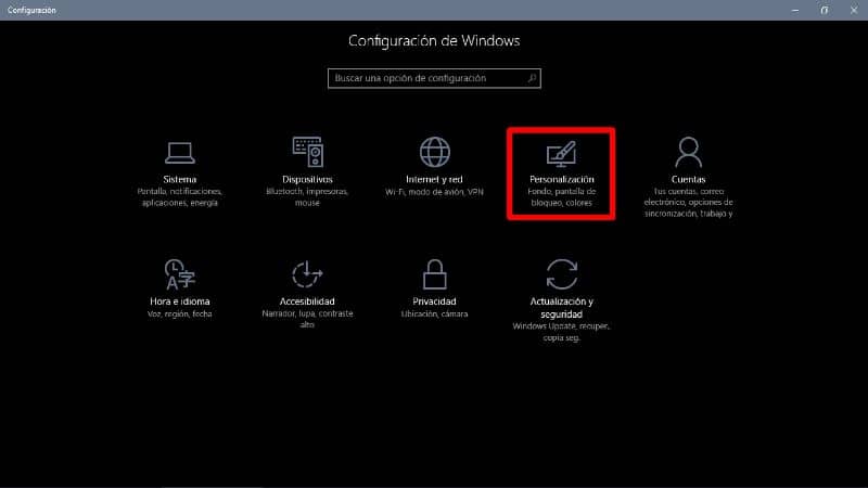 Pagina di installazione di Windows 10