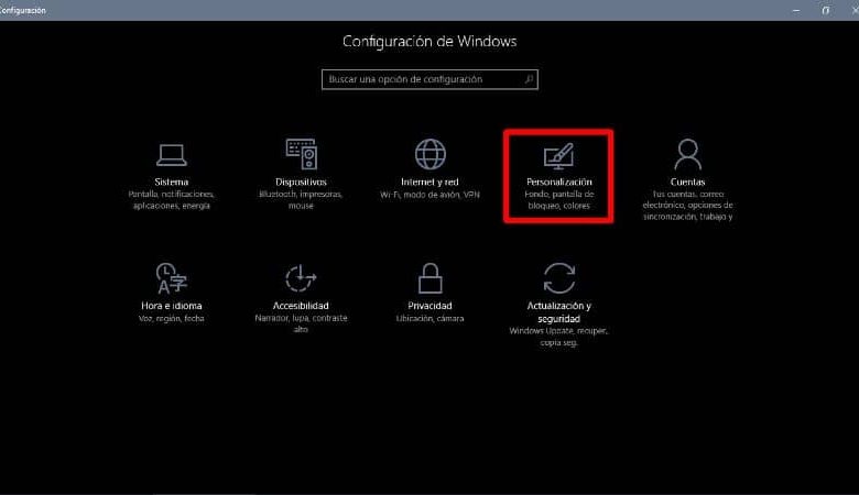 Pagina di installazione di Windows 10