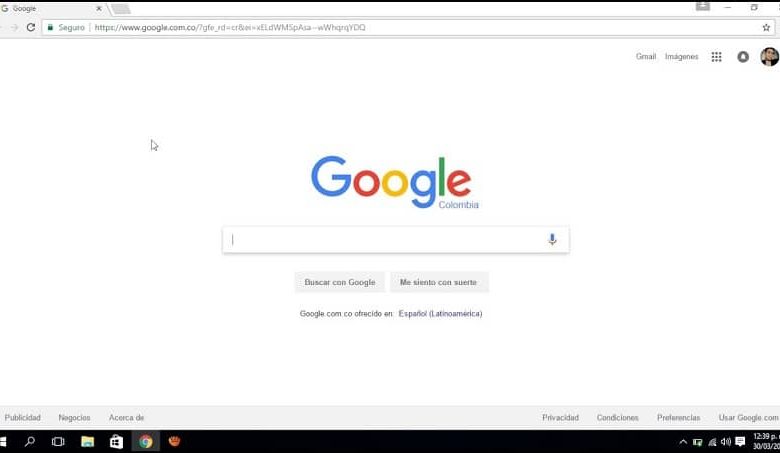 Pagina principale della home page di Google