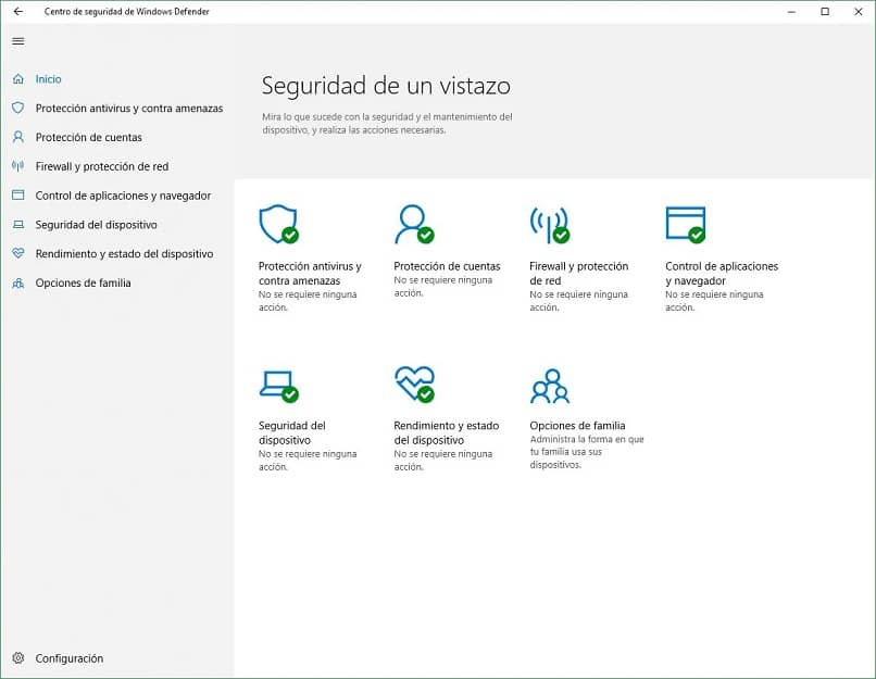 finestra antivirus Windows 10