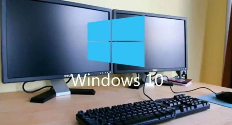 due monitor windows 10