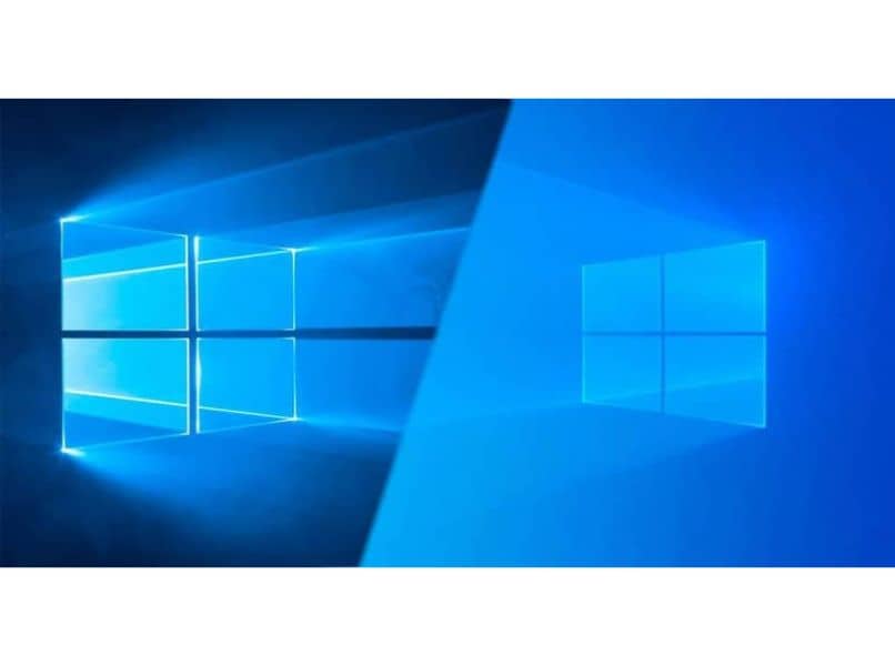 icona di Windows sfondo sfocato