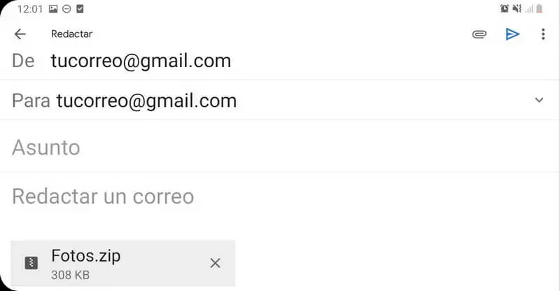 Sposta i file dal cellulare al PC Gmail