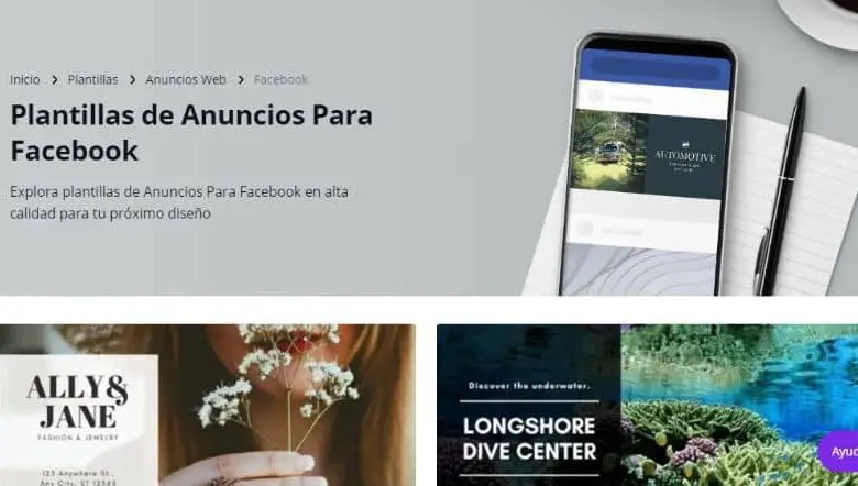 modelli di annunci facebook canva