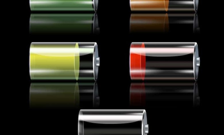 vari livelli di percentuale della batteria su iPhone