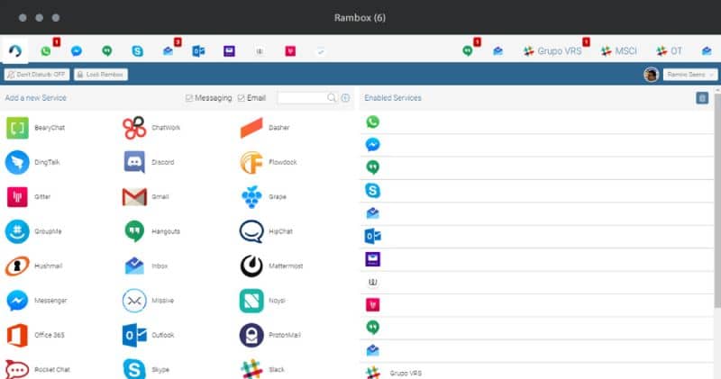 schermata che mostra i programmi nel sistema operativo Ubuntu