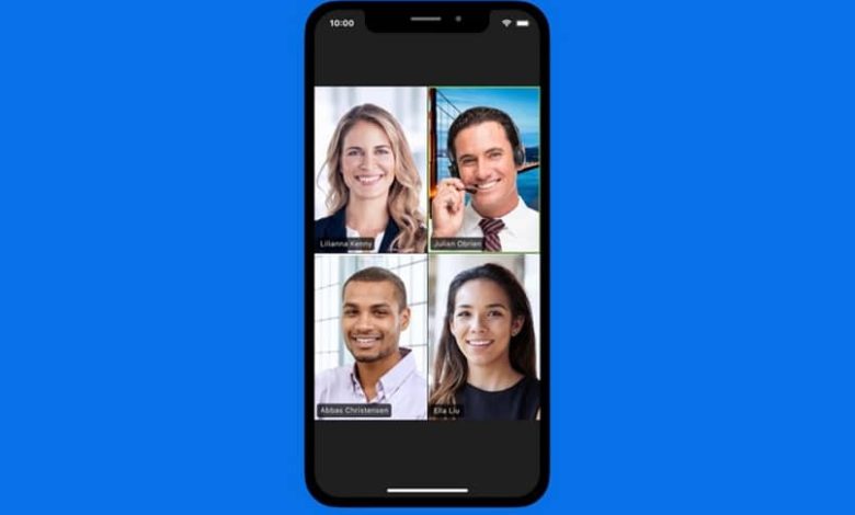 app per dispositivi mobili zoom persone