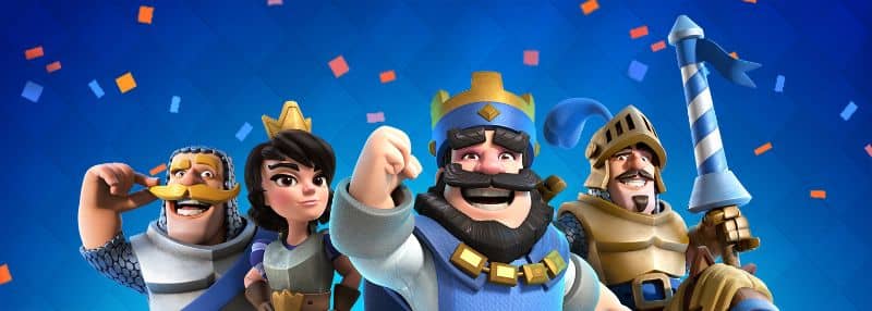 diversi personaggi di clash royale