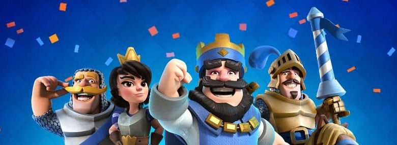 diversi personaggi di clash royale