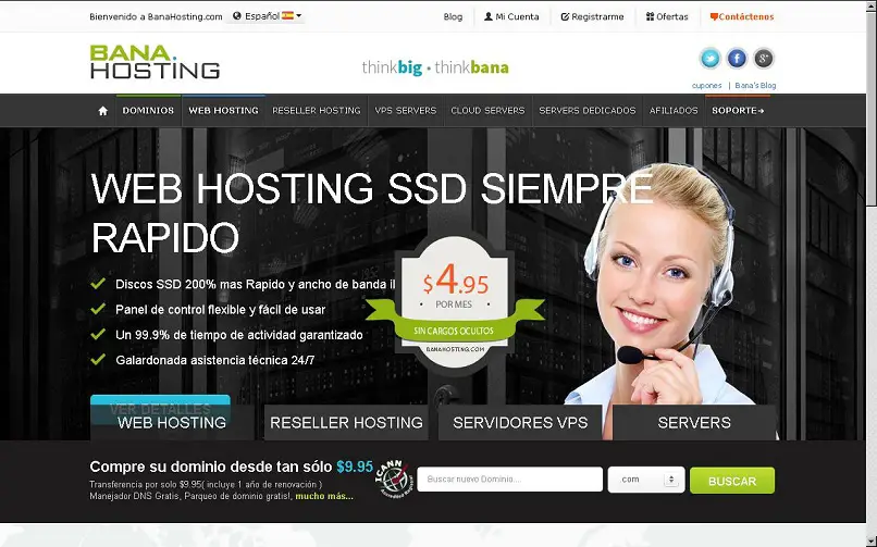 servizi di hosting e dominio sono offerti su Banahosting
