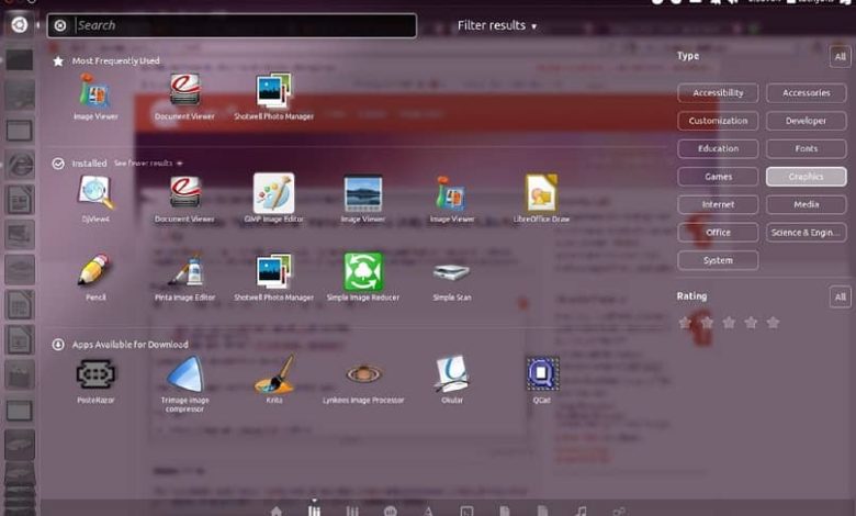 Menu Ubuntu