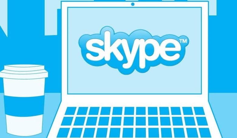 animazione skype blu