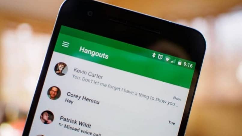utilizzare Hangouts inviare messaggi chat