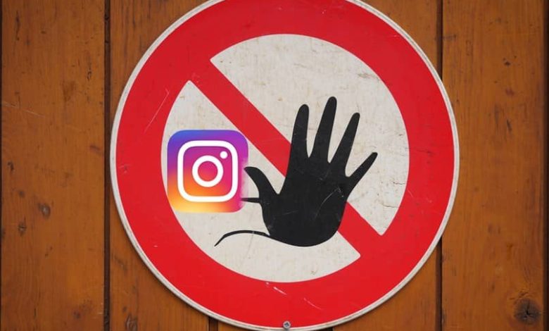 instagram bloccato